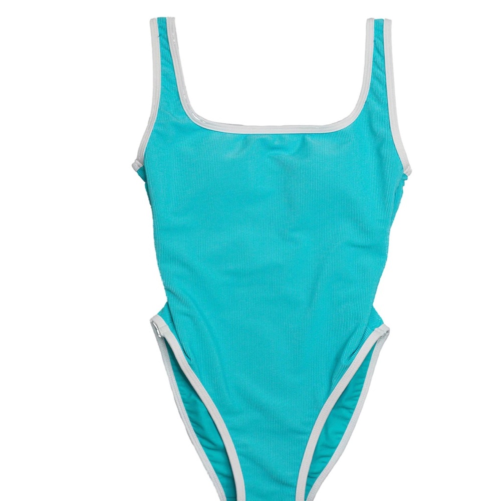 Women's Turquoise One-Piece Swimsuit
